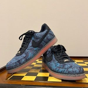 Liberty x Air Force 1 Downtown 'Air Fabrics' Dark Obsidian men’s size 10